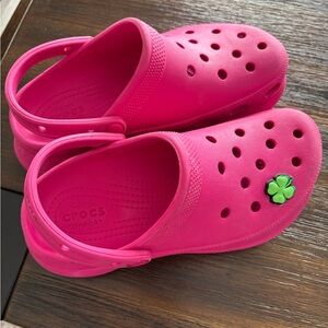 Women’s Pink Platform Crocs